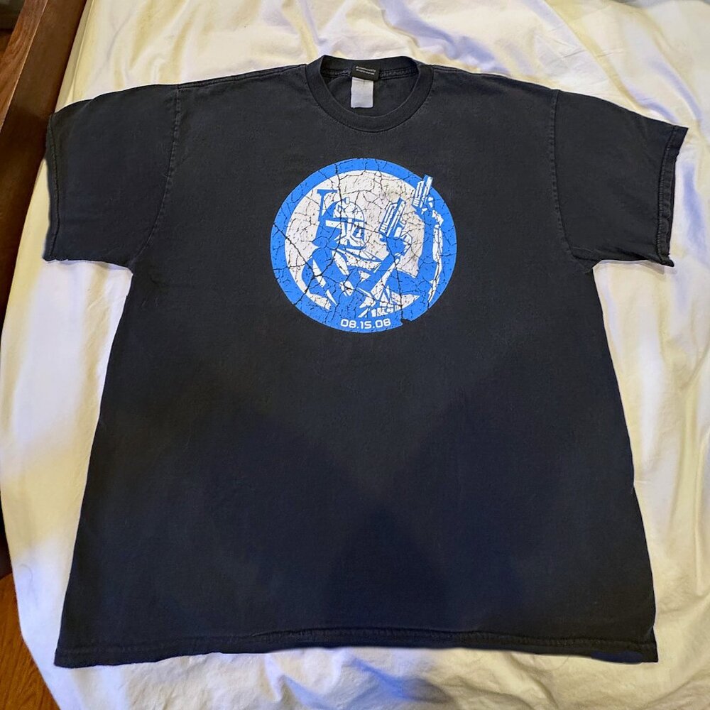 Collectable Vintage Star Wars Clone Wars 2008 Promo T-shirt